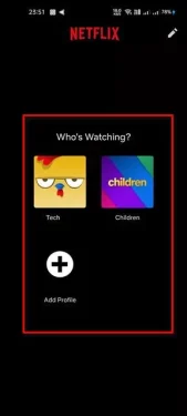 Specifica il tuo profilo di visualizzazione Netflix