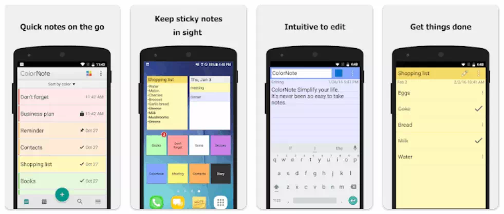 ColorNote Notepad Notes လုပ်ရမှာ