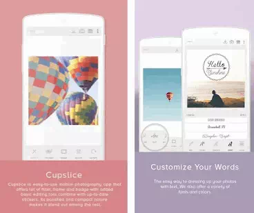 Cupslice Photo Editor‏