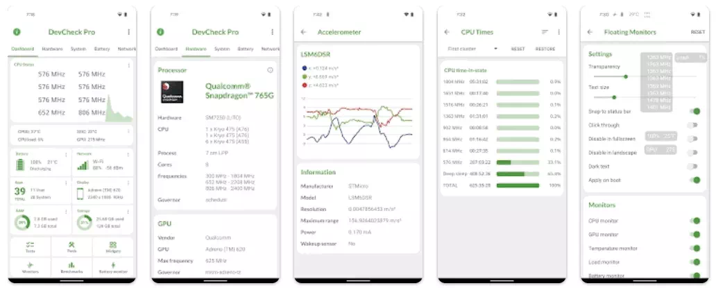 DevCheck Device & System Info