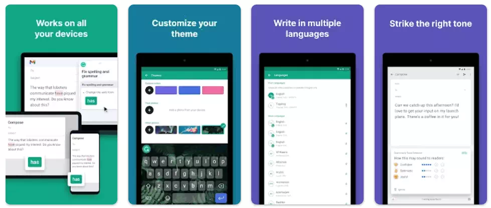 Grammarly - Teclado gramatical