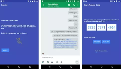 Inkwire Screen Share + Assist‏