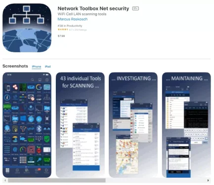 Network Toolbox Net security