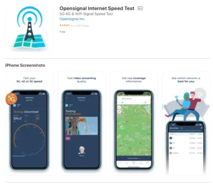 Opensignal Internet Speed Test