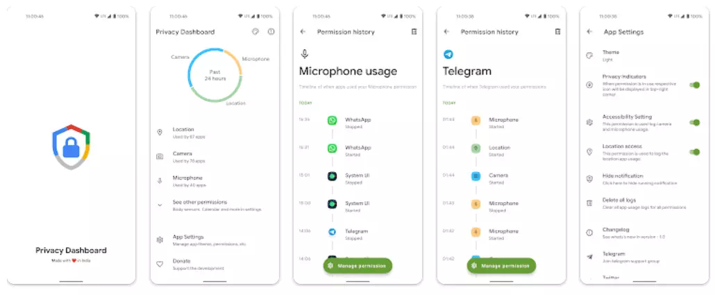 Privacy Dashboard‏