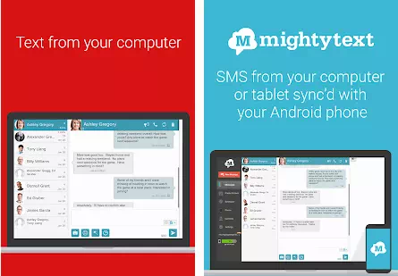 SMS from PC / Tablet & Sync Text from Computer‏