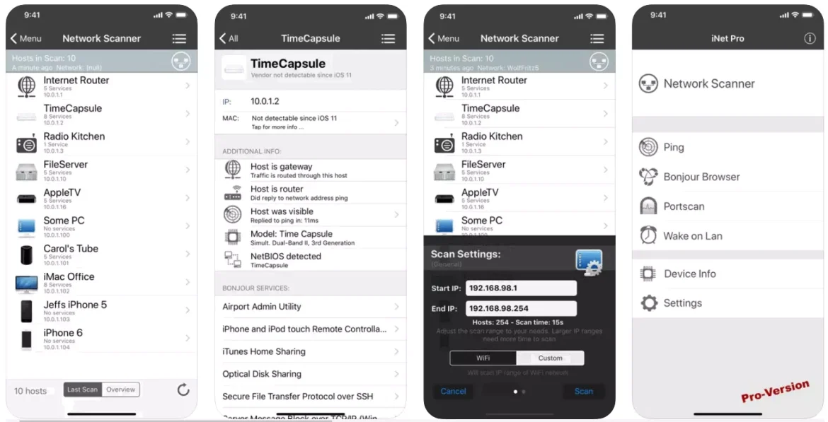 iNet - Scanner de Rede