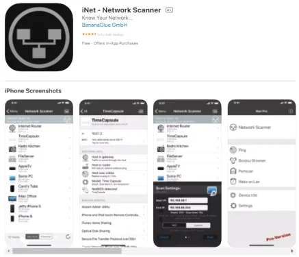 iNet - Network Scanner