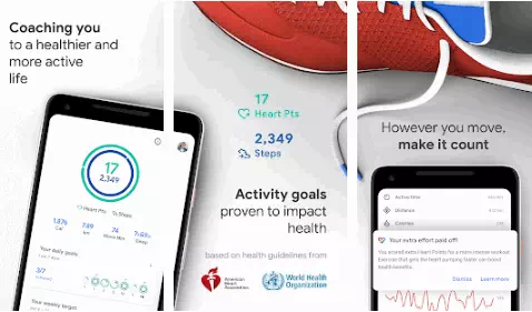 ‏Google Fit - تتبُّع الأنشطة