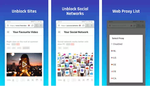Unblock site VPN proxy browser