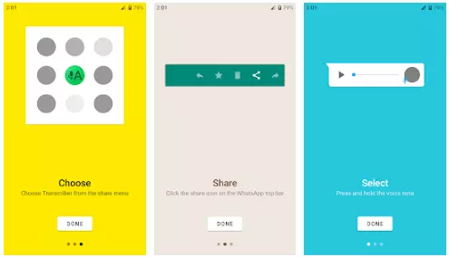 Transcriber for WhatsApp