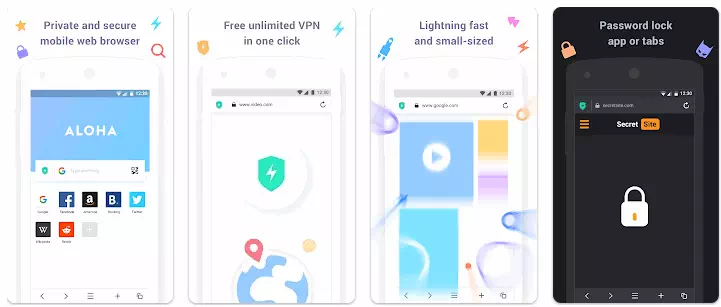 Aloha Browser Lite - Fast VPN
