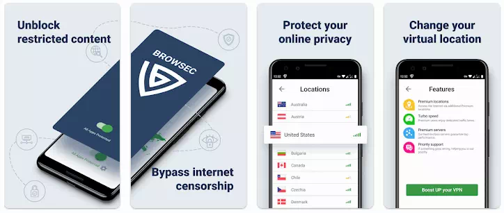 Browsec: Fast Secure VPN Proxy