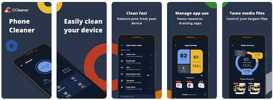 CCleaner - Storage cleaner