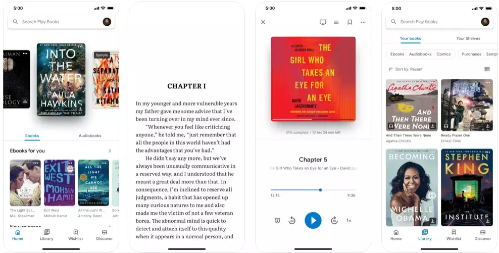 Google Play Boeken en audioboeken