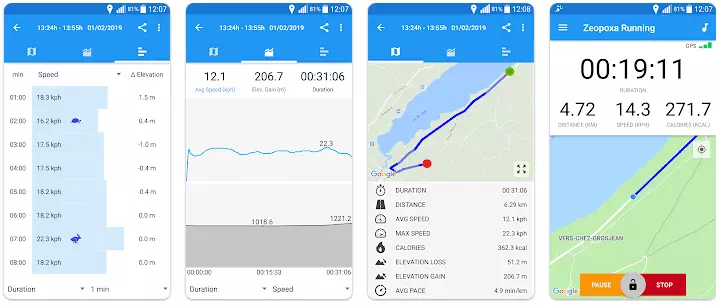 Running & Jogging, Run tracker