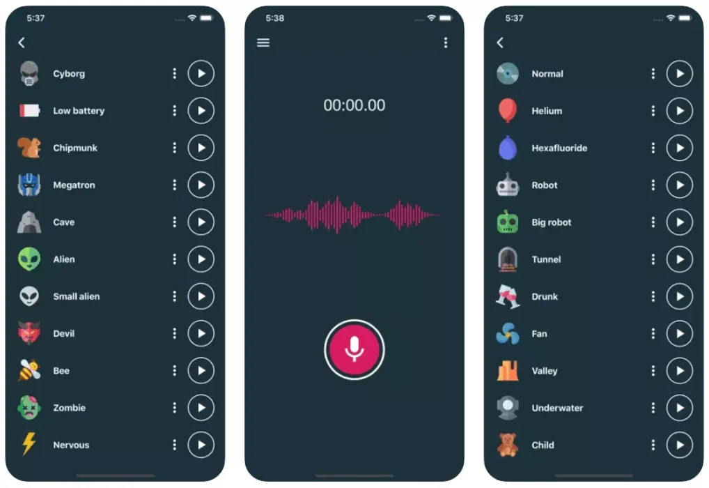 Voice Changer - Audio Effects