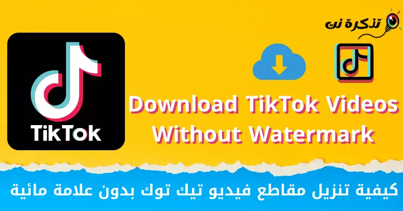 كيفية تنزيل مقاطع فيديو TikTok بدون علامة مائية (أفضل 5 طرق) - تذكرة نت