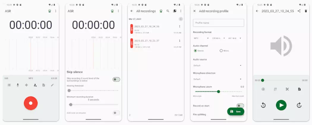 ASR Voice Recorder