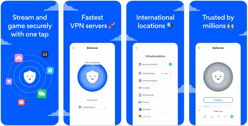 Best VPN Proxy Betternet