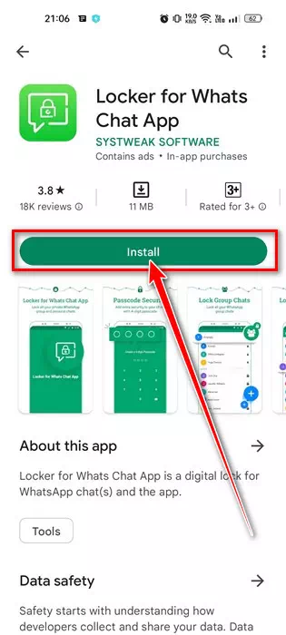 قم بتنزيل وتثبيت تطبيق Locker for Whats Chat App