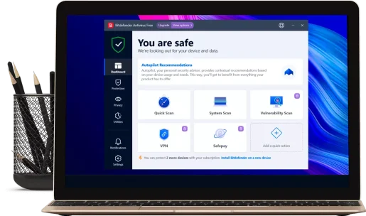 Bitdefender آنتی ویروس رایگان نسخه