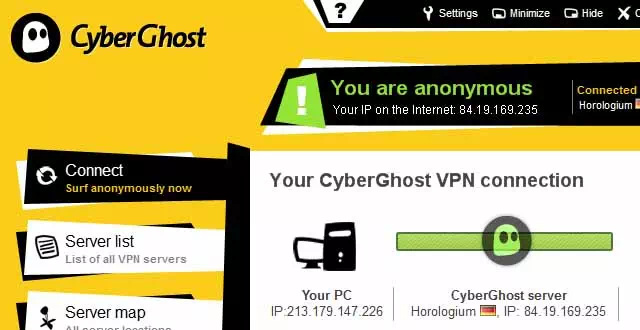 Cyber​​Ghost VPN