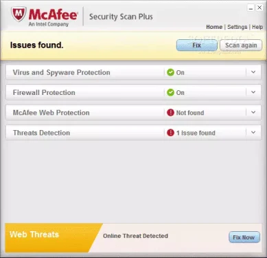 McAfee Security Scan Plus