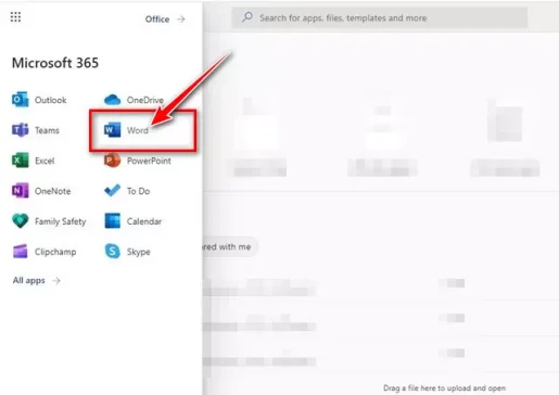 إصدار الويب من Word online مجاني تمامًا