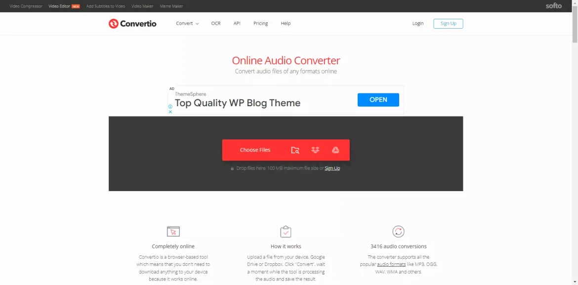 Convertio Audio Converter