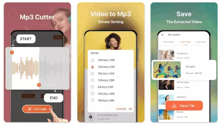 MP3 コンバーター - ビデオを MP3 に変換