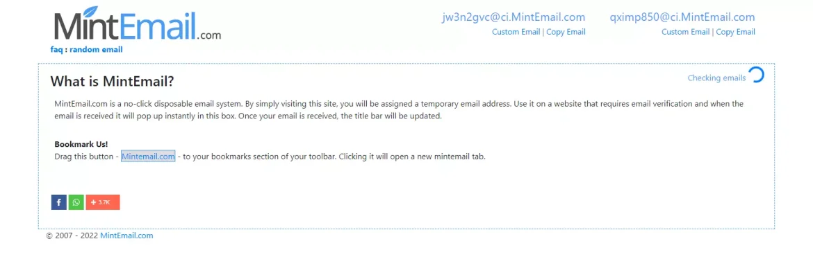 Email Mint