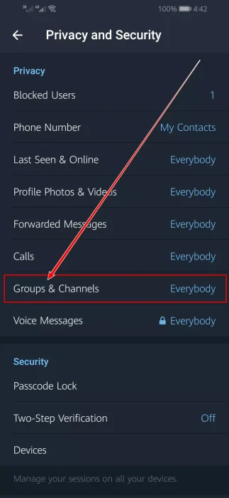 Grupet dhe kanalet në aplikacionin Telegram