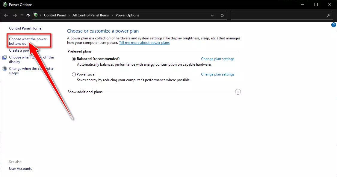 ກົດເລືອກສິ່ງທີ່ປຸ່ມເປີດປິດເຮັດ