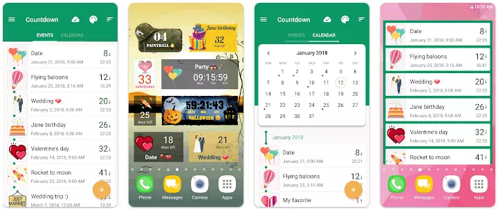 Countdown Days App & Widget