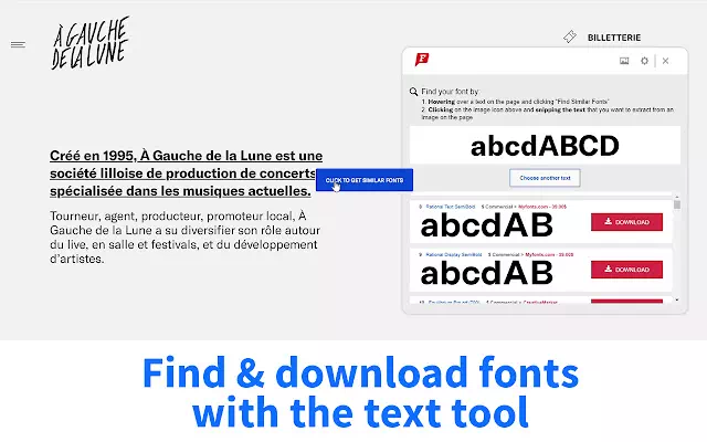 Font Identifier los ntawm WhatFontIs