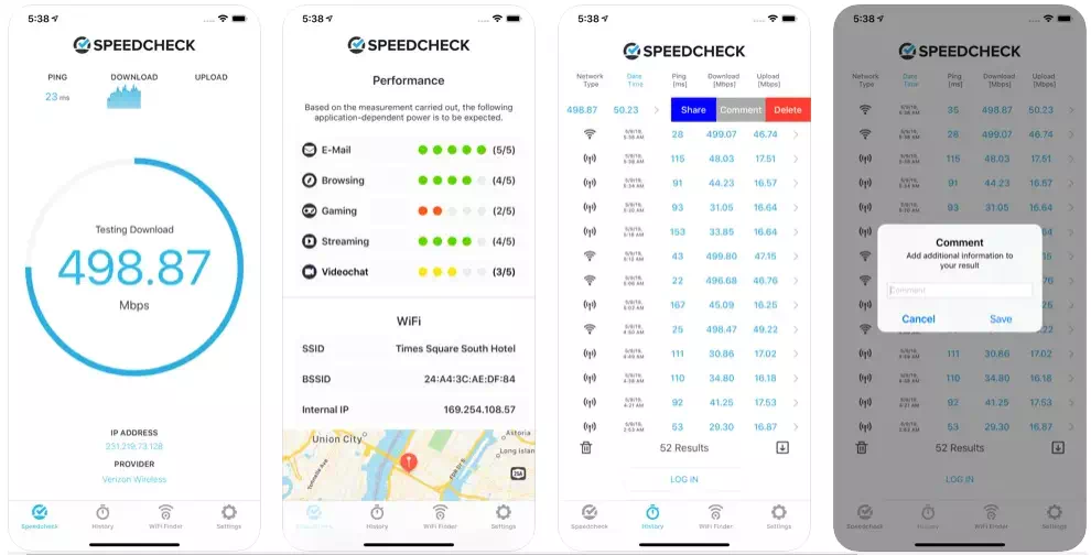 Internetspoedtoets Speedcheck