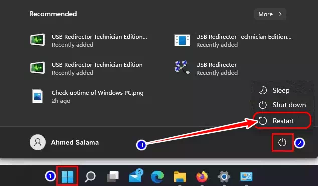 Hapat për të rifilluar kompjuterin tuaj Windows 11