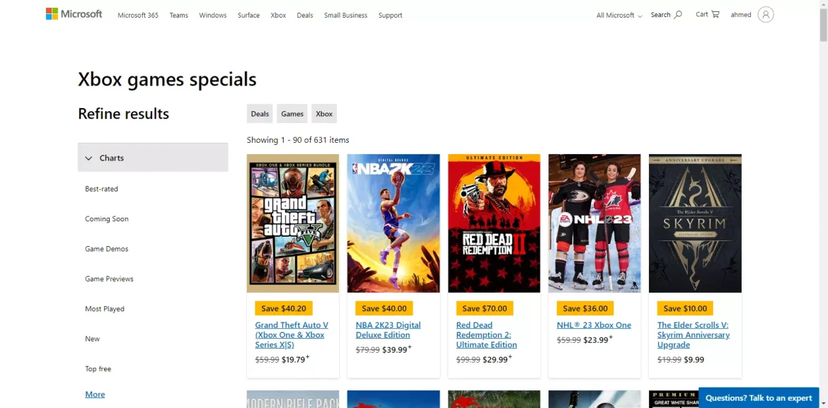 Microsoft Xbox Store