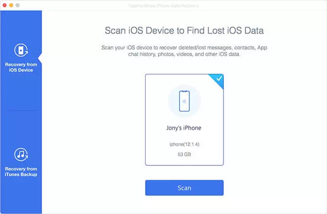 Togethershare iPhone Data Recovery