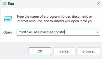 msdt.exe -id DeviceDiagnostic