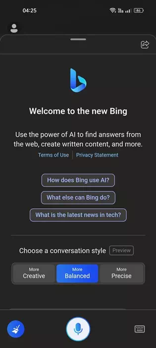 Usa ChatGPT gratuitamente su Android e iPhone con Bing