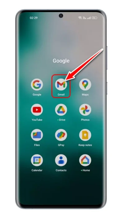 Android telefonunuzda Gmail uygulamasını açın