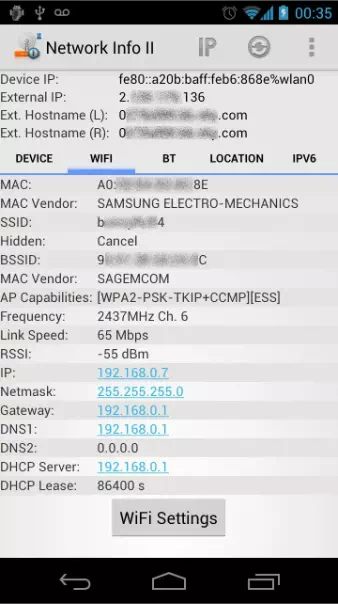 Network Info II