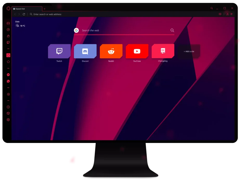 Opera GX for windows and Mac