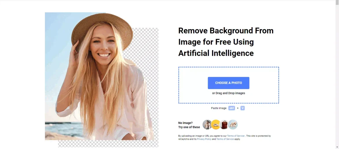 Remove Background From Image for Free Using Artificial by IntelligenceRemoval.ai