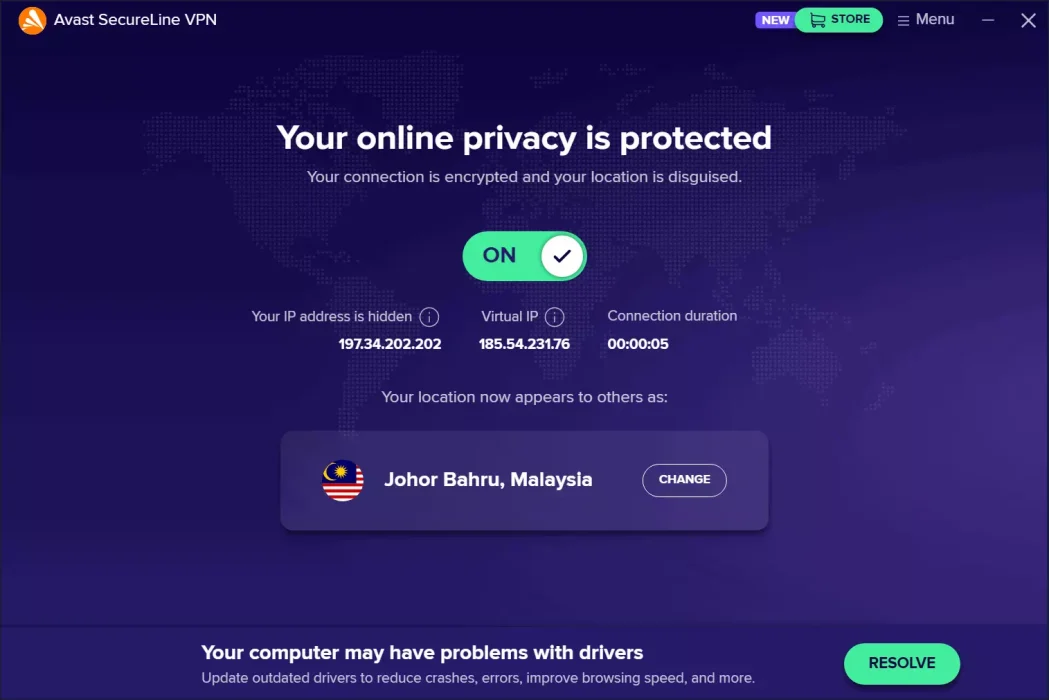 Avast SecureLine VPN