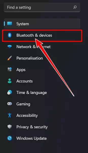 Bluetooth & devices