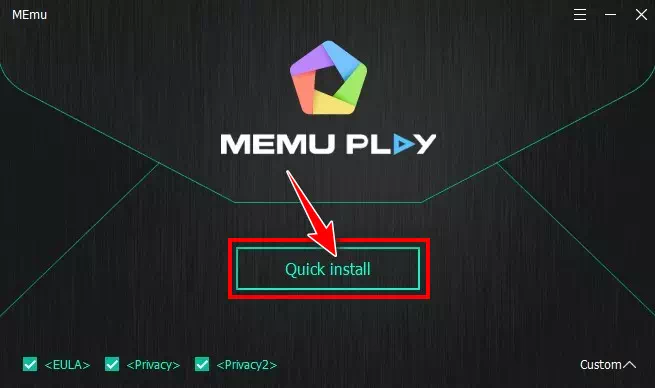 Memu Quick Install