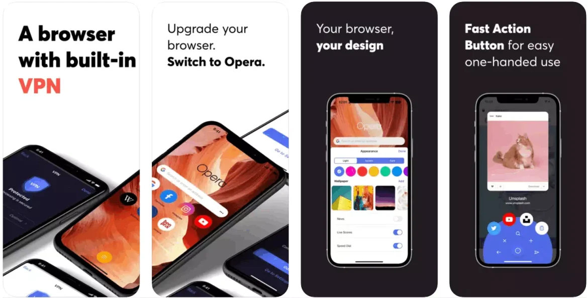 Opera Browser & Private VPN